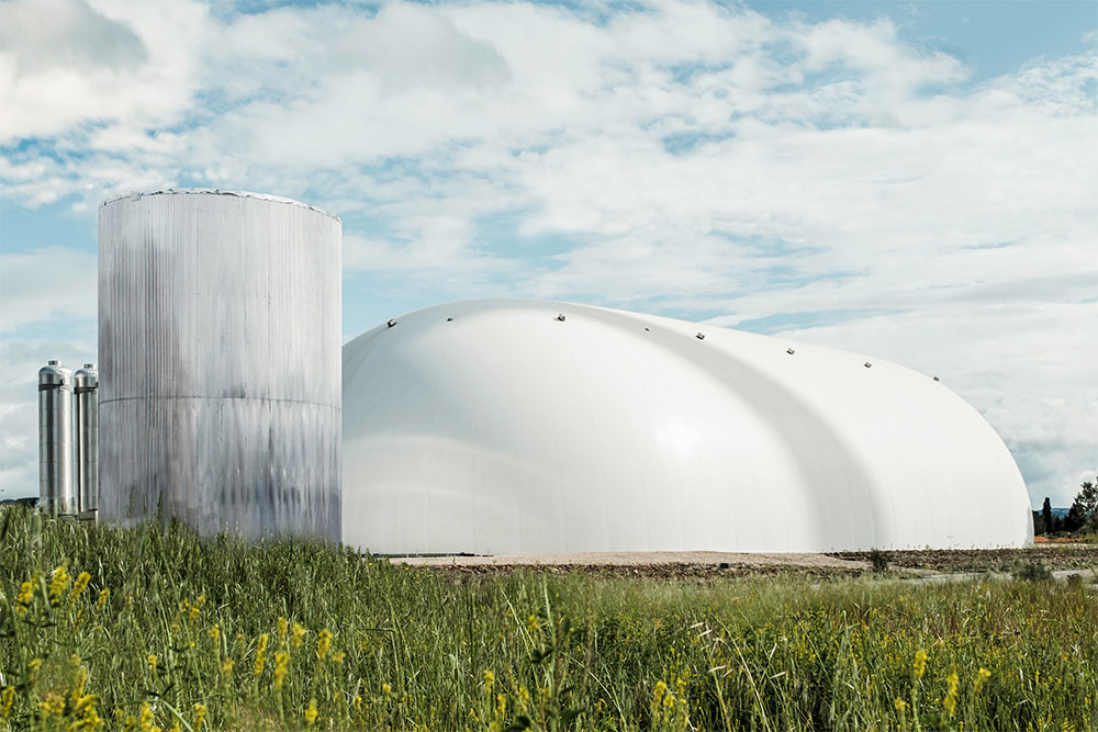 A rendering of what the Columbia Energy Storage project would look like upon completion.