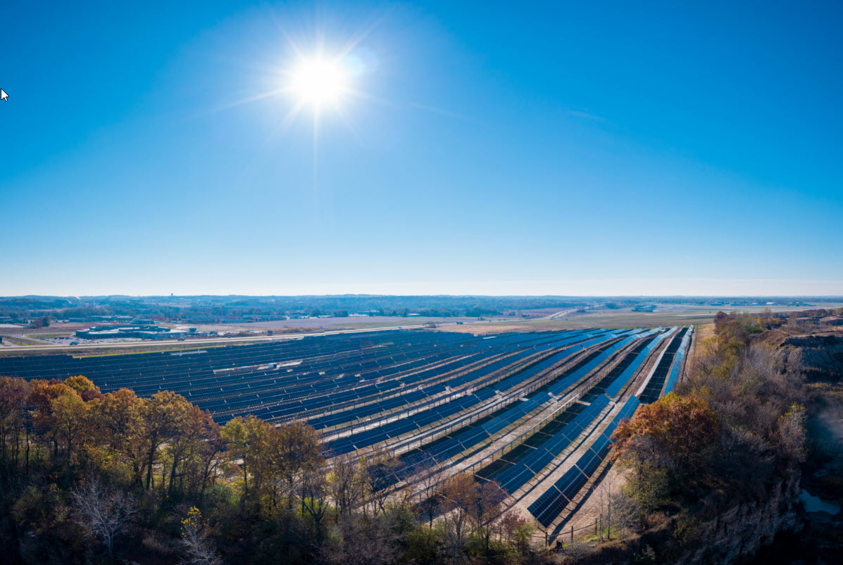 La energía solar llega al Aeropuerto Regional del Condado de Dane